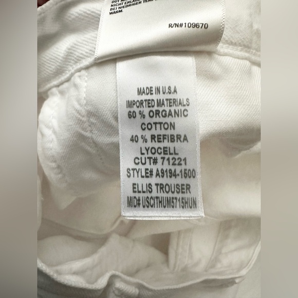 agolde ellis trouser jean in milkshake | low slung wide leg baggy pants | sz 28 - Picture 5 of 11